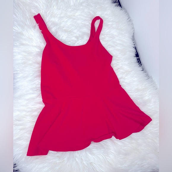 Express Fuchsia Pink Peplum Tank - Picture 2 of 8